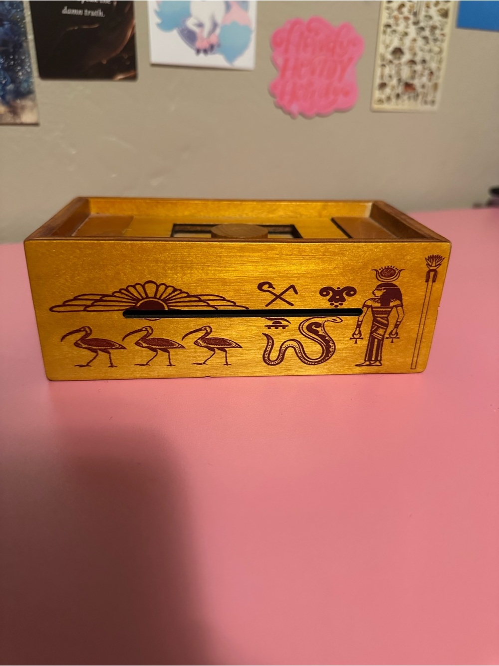 Egyptian puzzle box